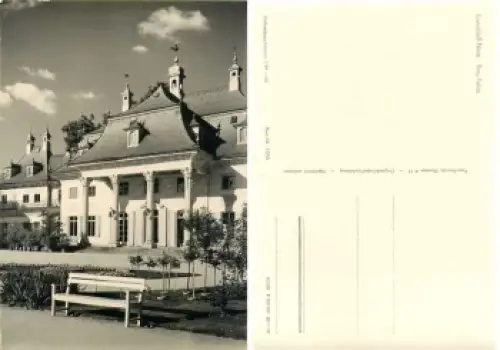 Pillnitz Dresden Schloss Berg Palais *1960 Hanich1252