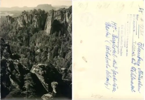 01847 Neurathen Felsenburg Sächsische Schweiz *1959 Hanich1231 Druckvorlage