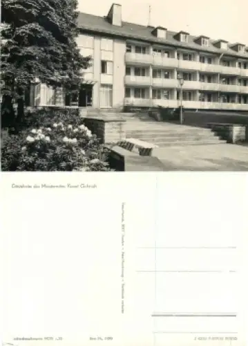01824 Gohrisch Gästeheim des Ministerrates der DDR *1962 Hanich1493