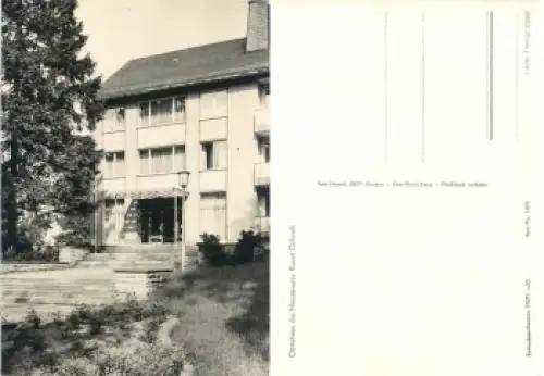 01824 Gohrisch Gästeheim des Ministerrates *1968 Hanich1492
