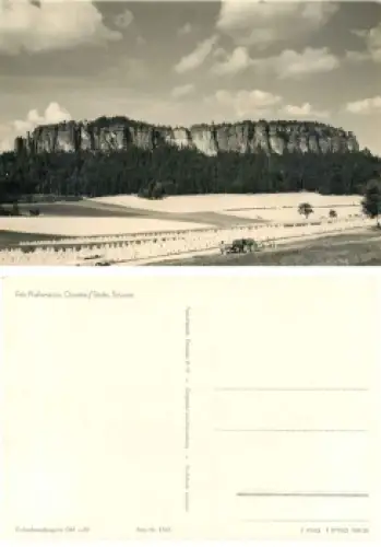 01824 Pfaffenstein Kletterfelsen (KFZ Wartburg Camping) *1963 Hanich1565