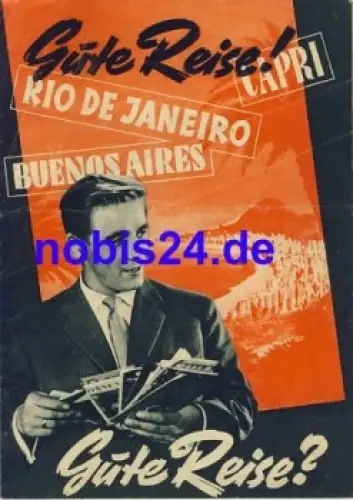 Gute Reise! Gute Reise? DEFA-Film mit Christine Laszar Jürgen Frohriep 1959 Progress Filmillustrierte