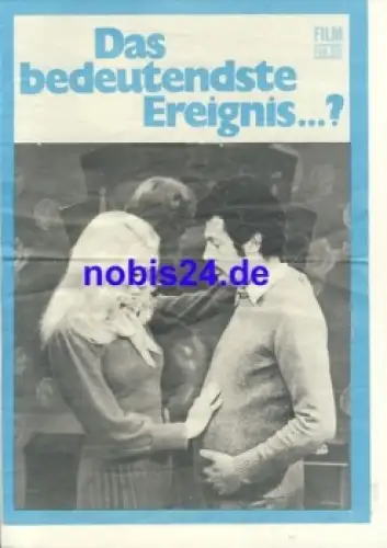 Das bedeutendste Ereignis...? - Frankreich Italien Film mit Marcello Mastroianni Catherine Deneuve 40/74 Film für Sie