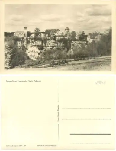 01848 Hohnstein Sächsische Schweiz Jugendburg *1956 Hanich ON