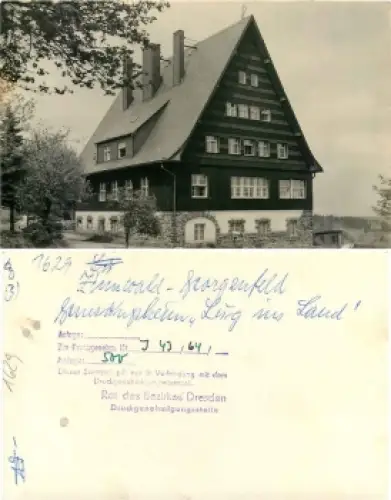 01773 Zinnwald Georgenfeld Genesungsheim "Lug ins Land" Druckvorlage  *1964 Hanich1629