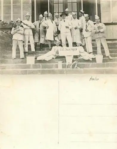 Maler Echtfoto 25.7.1927 nicht gelaufen