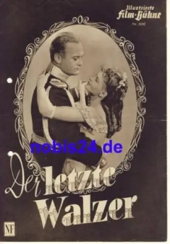 Der letzte Walzer mit Eva Bartok, Curd Jürgens Illustrierte Film-Bühne Nr. 2042