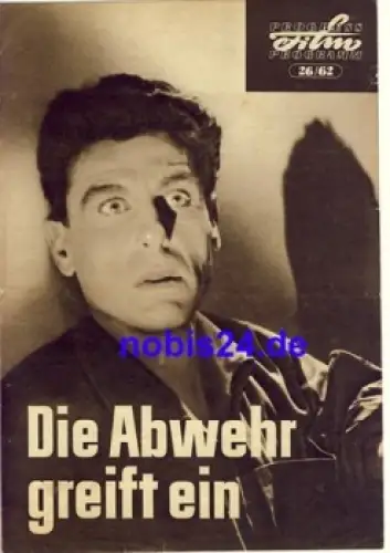 Die Abwehr greift ein - bulgarischer Film 26/62 Progress Programm