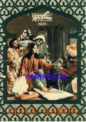 Leila und Gabor - Ungarischer Film 78/59 Progress Programm