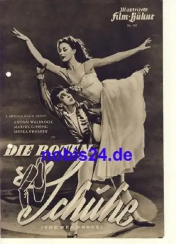 Die roten Schuhe (the red Shoes) - britischer Ballettfilm mit Marius Goring Moira Shearer Anton Walbrook Illustrierte Film Bühne Nr. 565
