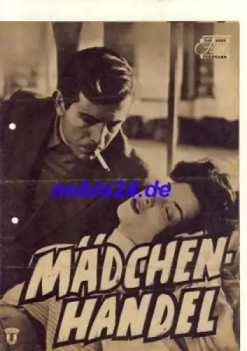 Mädchenhandel - Italienischer Film mit Silvana Pampanini Marc Lawrence  Das Neue Filmprogramm