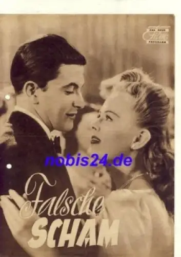 Falsche Scham Aufklärungsfilm mit Hardie Albrigth, Lois Austin Das Neue Filmprogramm