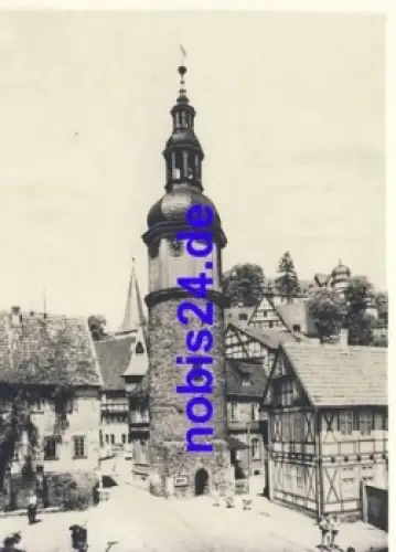 06547 Stolberg Harz Markt Saigerturm *ca.1979