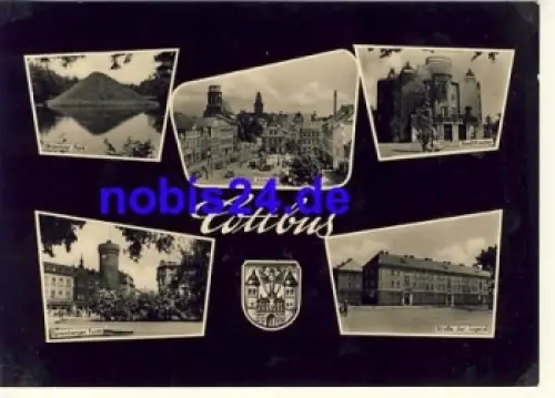 Cottbus Ansichtskarte *ca.1963