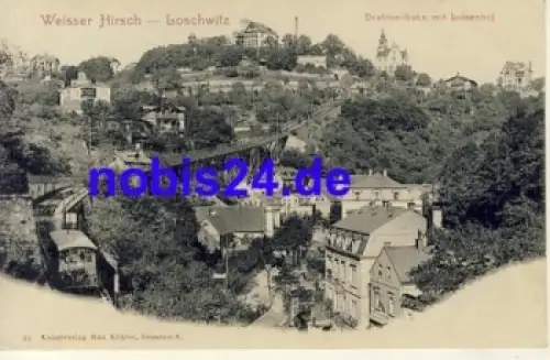 Weisser Hirsch Dresden Loschwitz o 1908