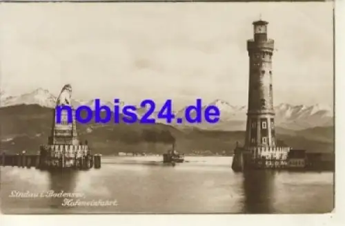 88131 Lindau Bodensee Hafeneinfahrt *ca.1930