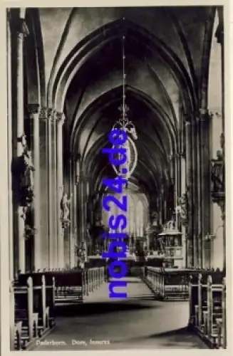 Paderborn Dom innen *ca.1930
