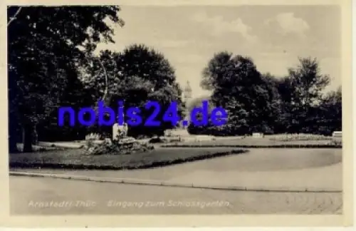 99310 Arnstadt Schlossgarten o 1944