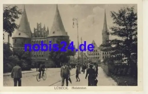 Lübeck Holstentor *ca.1920