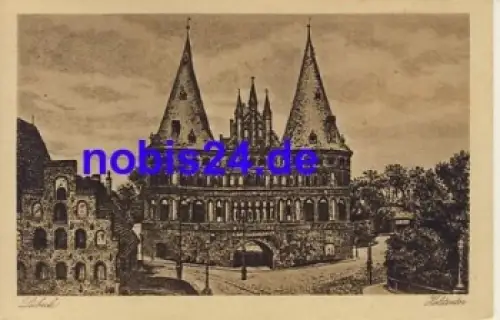 Lübeck Holstentor  *ca.1920