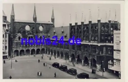 Lübeck Rathaus Markt o 1974