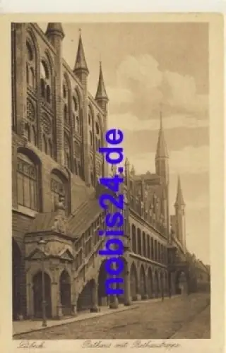 Lübeck Rathaus  *ca.1920