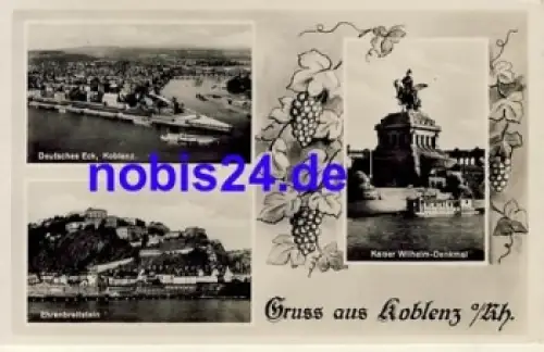 Koblenz Deutsches Eck o 1935