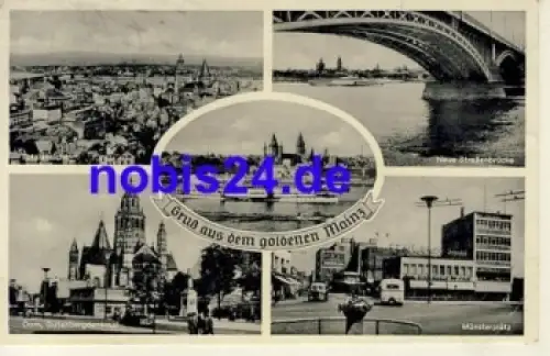 Mainz Ansichtskarte o 1955