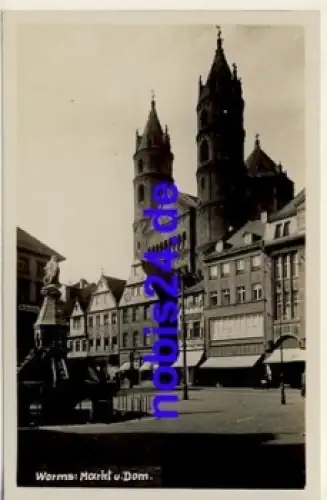 Worms Dom Markt *ca.1929