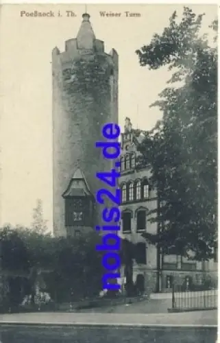 07381 Pößneck Weisser Turm *ca.1920
