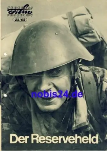 Der Reserveheld DEFA-Film mit Rolf Herricht, Marita Böhme 23/65 Progress Programm
