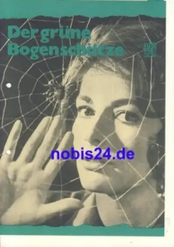 Der grüne Bogenschütze von Edgar Wallace mit Eddi Arend, Gerd Fröbe 77/72 Film für Sie