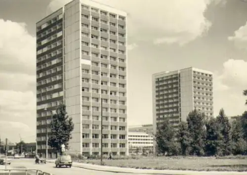 Seevorstadt Dresden Reitbahnstrasse Wiener Platz  Foto um 1971 Hanich oN