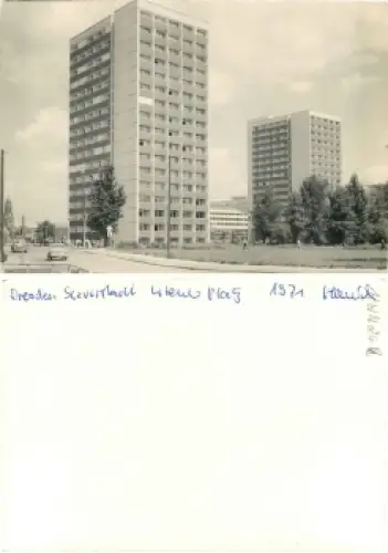 Seevorstadt Dresden Wiener Platz  Foto um 1971 Hanich oN