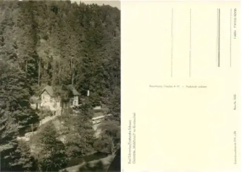 01815 Bad Schandau Gaststätte Waldhäusl Kirnitzschtal *1964 Hanich1633