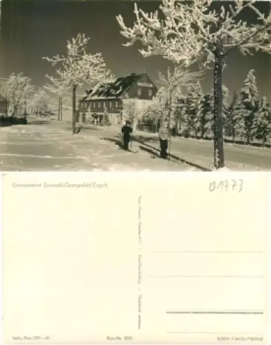 01773 Zinnwald Georgenfeld Grenzsteinhof Winter *1956 Hanich1021