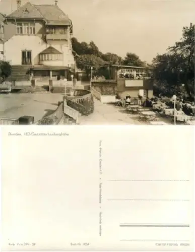 Loschwitz Dresden Gaststätte Loschwitzhöhe *1958 Hanich1059