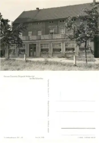01814 Waltersdorf bei Bad Schandau Gaststätte Erbgericht *1963 Hanich1540