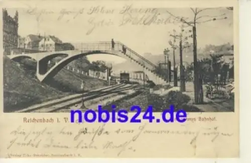 08468 Reichenbach Am unteren Bahnhof o 1903