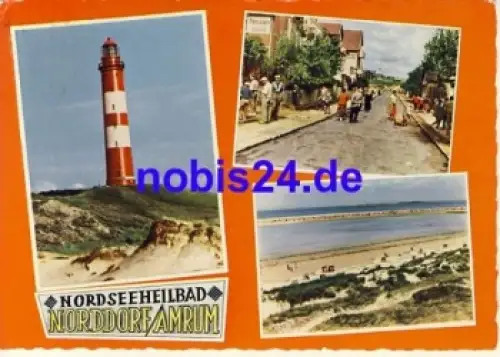 25946 Norddorf Amrum Leuchtturm o 1965