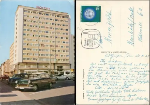 35390 Giessen Ludwigsplatz Opel Rekord P1 Bj 1858 o 27.8.1964