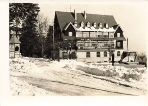 01773 Oberbärenburg Ferienheim Friedenswache Echtfoto 1956