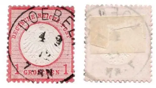 Michel 04 Adler mit kleinem Brustschild 1 Groschen