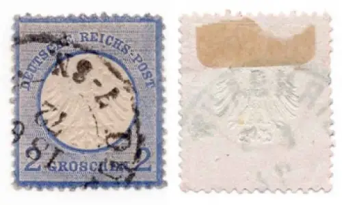 Michel 05 Adler mit kleinem Brustschild 2 Groschen