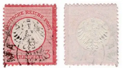 Michel 09 Adler mit kleinem Brustschild 3 Kreuzer