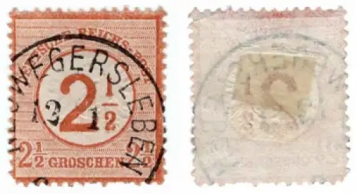 Michel 29 Adler mit großem Brustschild 2 1/2 Groschen