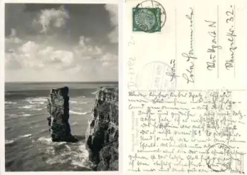 Helgoland Bordstempel Dampfer "Cobra" o 10.6.1936