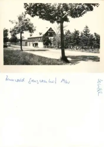 01773 Zinnwald Gasthof Grenzsteinhof  Druckvorlage um 1960 Hanich Foto