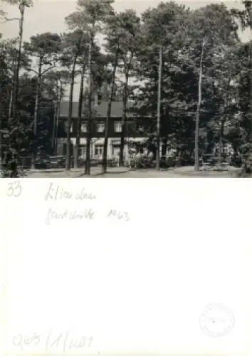 01824 Lilienstein Gaststätte Elbsandsteingebirge Druckvorlage *1963 Hanich