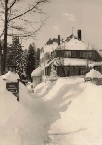01773 Bärenfels Spitzbergbaude Altenberg *ca. 1962 Hanich Foto